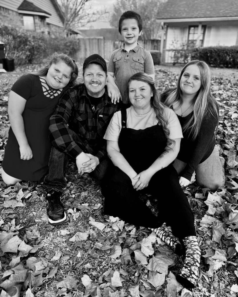 The Knowes family — Shawn, Candace, and their three children